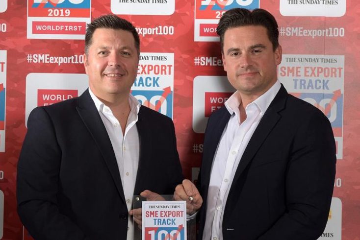 Sunday Times SME Export Track 100 Award Card Image