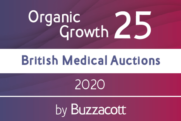 Business Growth Recognition for British Medical Auctions Card Image