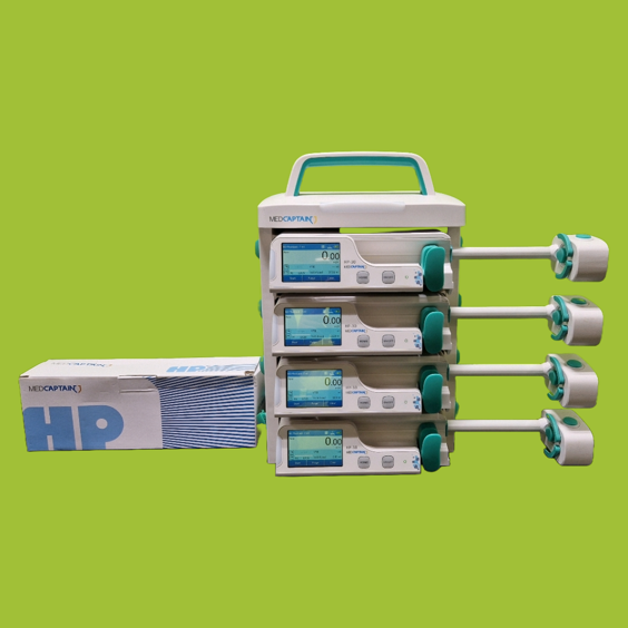 MedCaptain Model HP-30 Syringe Pumps with HP-80 Infusion Workstation Image